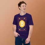 Bitcoin Ugly Jumper Design Short-Sleeve Unisex T-Shirt - Image 24