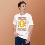 Bitcoin Ugly Jumper Design Short-Sleeve Unisex T-Shirt - Image 58