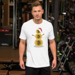 Bitcoin Snowman Short-Sleeve Unisex T-Shirt