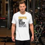 Eat Sleep Repeat Short-Sleeve Unisex T-Shirt