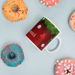 Wishing Christmas White glossy mug - Image 3
