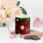 Merry Christmas and Happy New Year White glossy mug - Image 2