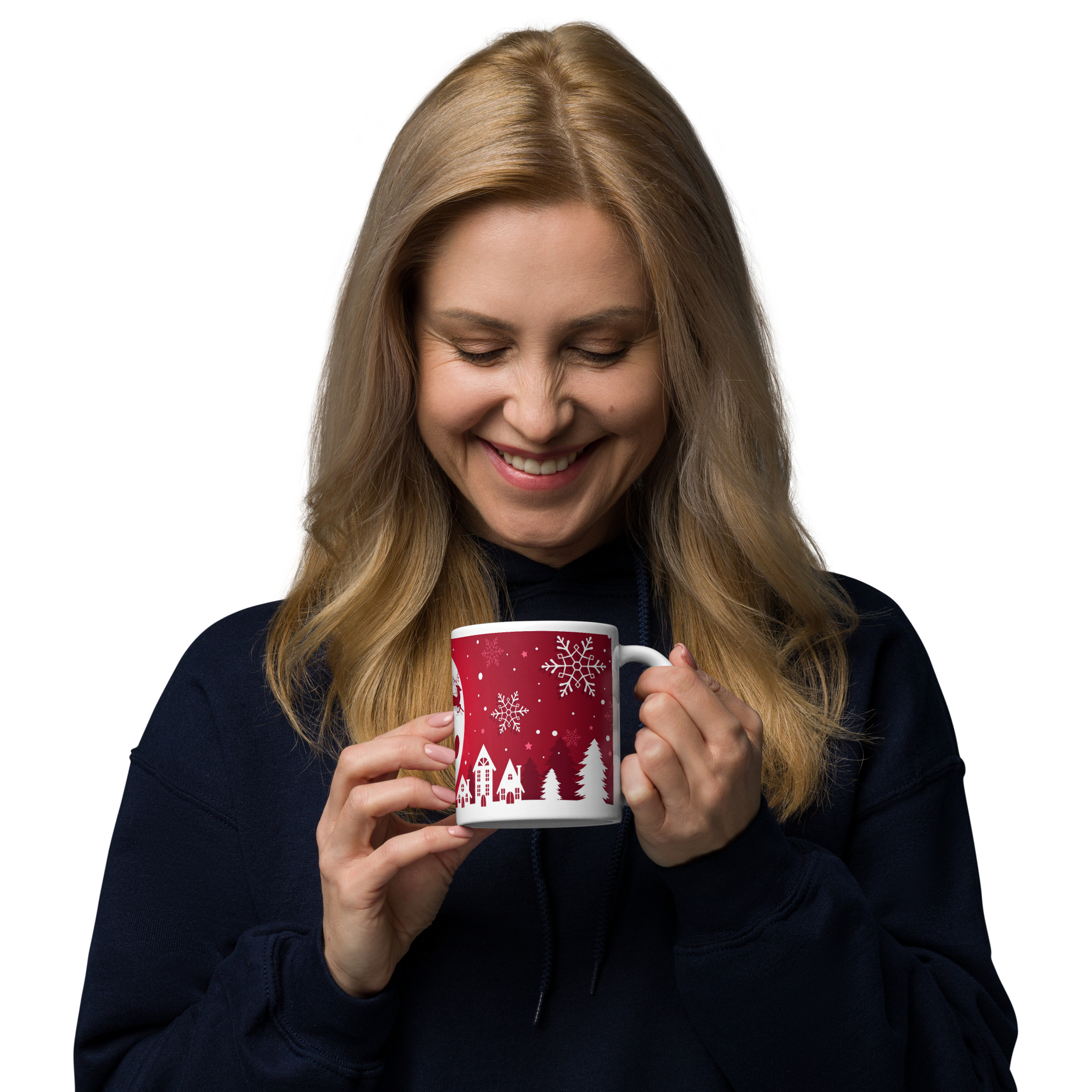 white-glossy-mug-white-11-oz-handle-on-right-6937c3cab799a.jpg Merry Christmas White glossy mug - Image 1